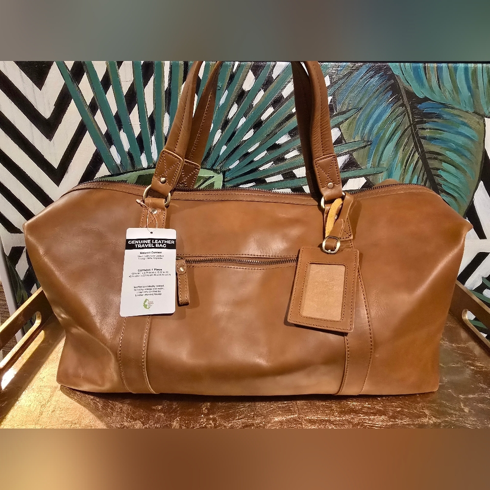 Genuine Leather Travel Bag